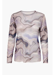 Tricou argintiu JACQUELINE DE YONG femeie
