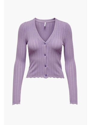 Vestă cu mâneci lungi violet ONLY femeie