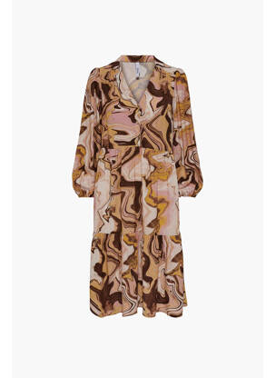 Rochie midi maro ONLY femeie