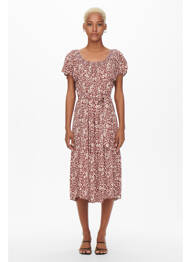 Rochie midi roșu ONLY femme