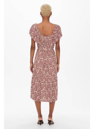 Rochie midi roșu ONLY femeie