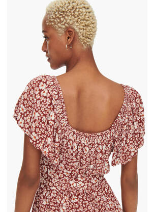 Rochie midi roșu ONLY femeie