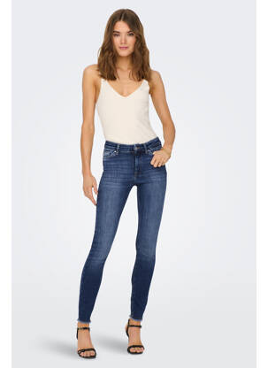 Blugi skinny albastru ONLY femeie