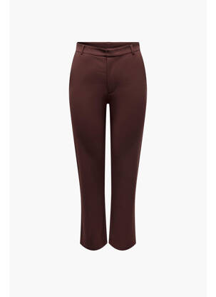 Pantalon chino maro JACQUELINE DE YONG femeie