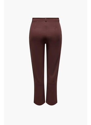 Pantalon chino maro JACQUELINE DE YONG femeie