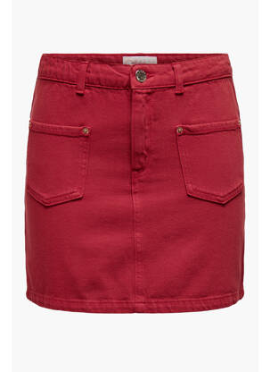 Fustă scurtă roșu ONLY femeie