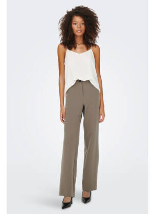 Pantalon drept maro ONLY femeie