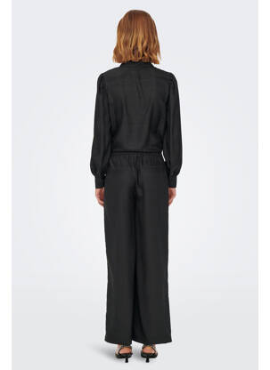 Pantalon evazat negru JACQUELINE DE YONG femeie
