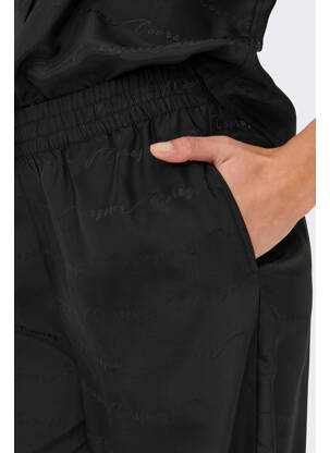 Pantalon evazat negru JACQUELINE DE YONG femeie