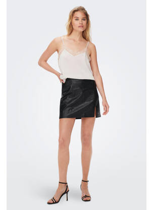 Fustă scurtă negru ONLY femeie
