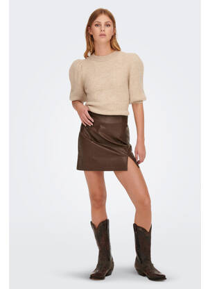 Fustă scurtă roșu ONLY femeie