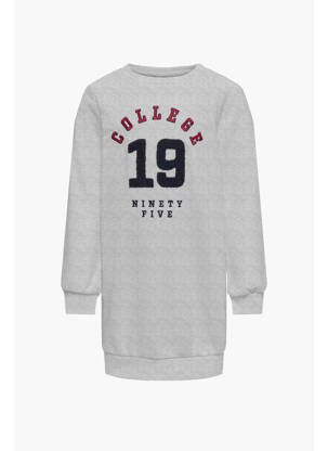 Rochie scurtă gri ONLY fată