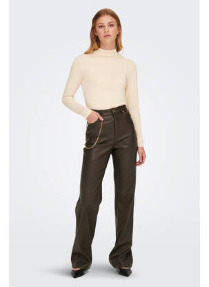 Pantalon drept maro ONLY femeie