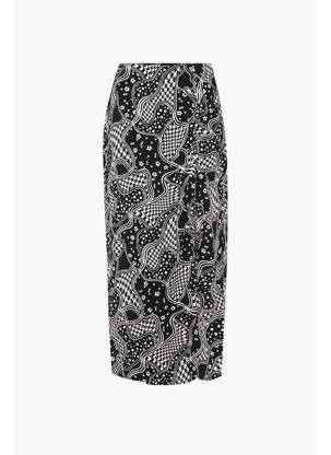 Fustă midi negru ONLY femeie