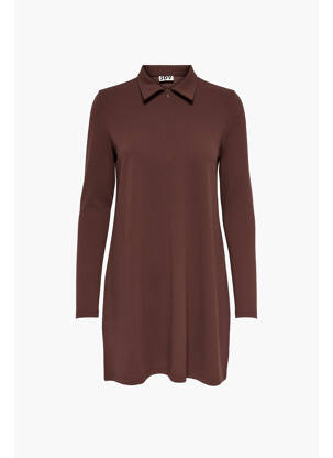 Rochie scurtă maro JACQUELINE DE YONG femeie