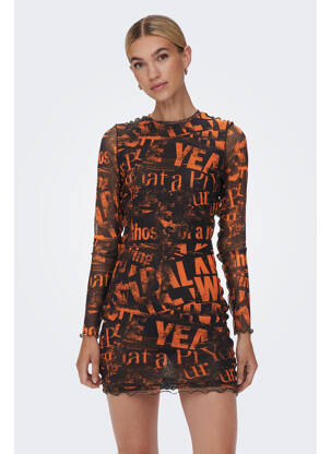 Rochie scurtă negru NEON & NYLON femeie