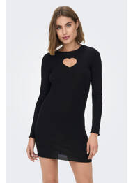 Rochie scurtă negru NEON & NYLON femme