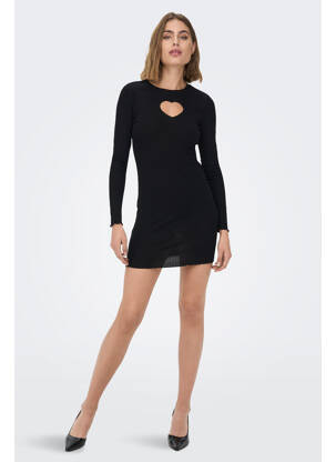 Rochie scurtă negru NEON & NYLON femeie