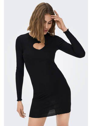 Rochie scurtă negru NEON & NYLON femeie