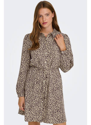 Rochie scurtă bej JACQUELINE DE YONG femeie