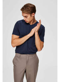 Tricou albastru SELECTED bărbat