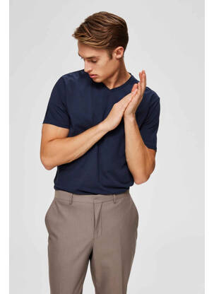 Tricou albastru SELECTED bărbat