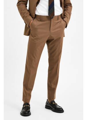 Pantalon chino maro SELECTED bărbat