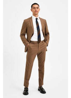 Pantalon chino maro SELECTED bărbat