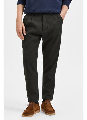 Pantalon chino verde SELECTED bărbat
