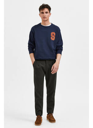 Pantalon chino verde SELECTED bărbat