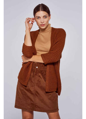 Vestă cu mâneci lungi maro TERRA DI SIENA femeie