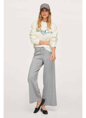 Pantalon evazat maro MANGO femeie