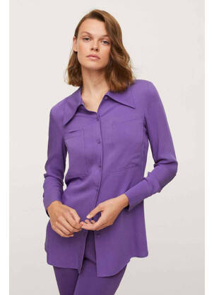 Cămașă violet MANGO femeie