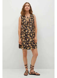 Rochie scurtă negru MANGO femeie