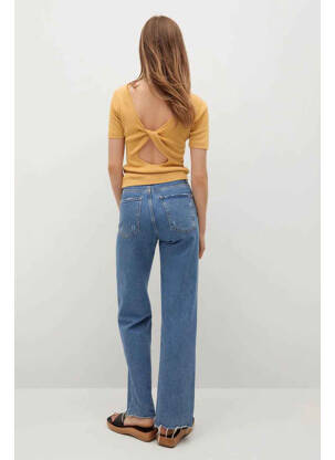 Tricou galben MANGO femeie