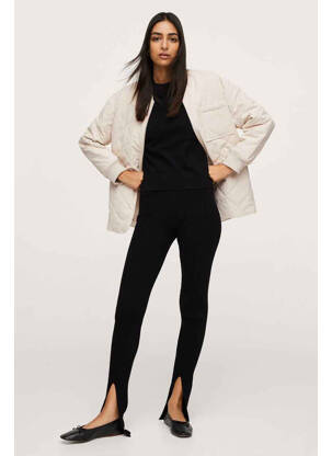 Jachete casual bej MANGO femeie