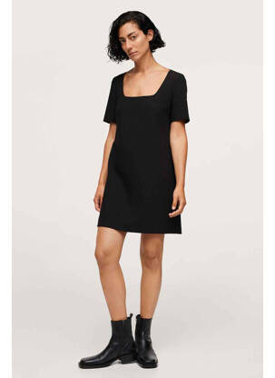 Rochie scurtă negru MANGO femeie