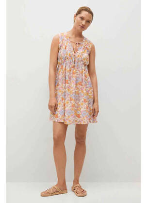 Rochie scurtă roz MANGO femeie