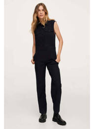 Salopetă-pantalon negru MANGO femeie