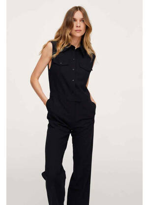 Salopetă-pantalon negru MANGO femeie