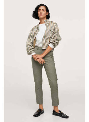 Pantalon chino verde MANGO femeie