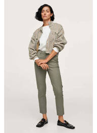 Pantalon chino verde MANGO femeie