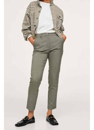 Pantalon chino verde MANGO femeie