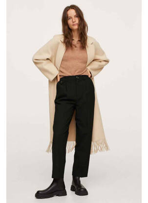 Pantalon evazat negru MANGO femeie