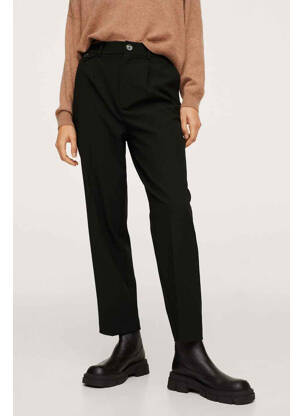 Pantalon evazat negru MANGO femeie