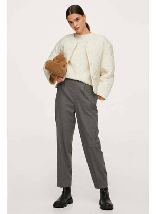 Pantalon chino maro MANGO femeie