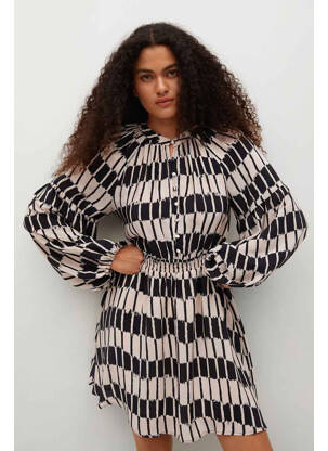 Rochie scurtă negru MANGO femeie