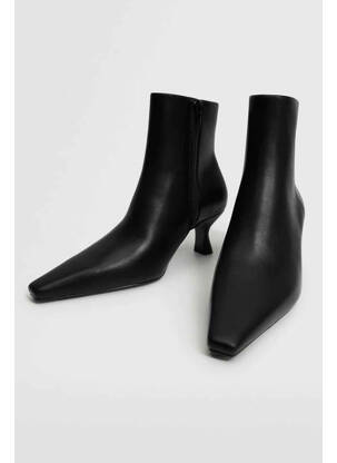 Botine/ghete negru MANGO femeie