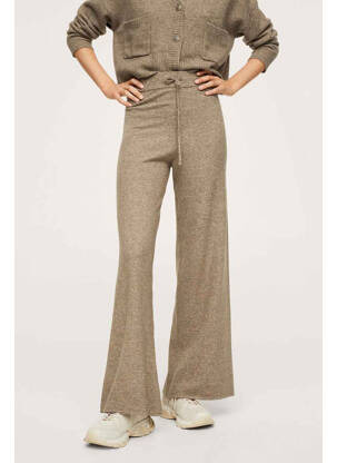 Pantalon evazat maro MANGO femeie