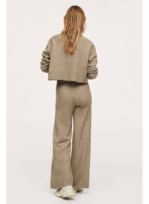 Pantalon evazat maro MANGO femeie
